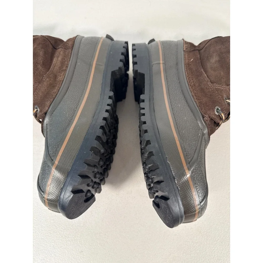 Rocky Mens Thinsulate Insulation Winter Duck Boots Brown Suede Waterproof Sz 6